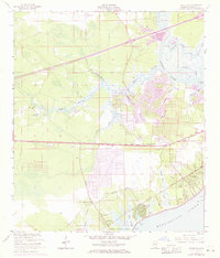 Waveland 1956 topographic map thumbnail