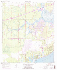 Waveland 1956 topographic map thumbnail