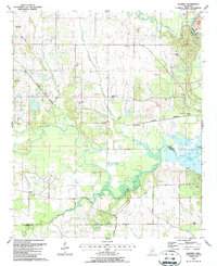 Waverly 1987 topographic map thumbnail