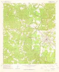 Waynesboro 1964 topographic map thumbnail