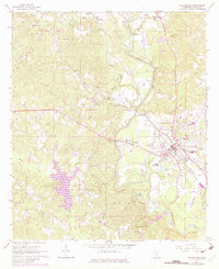 Waynesboro 1964 topographic map thumbnail