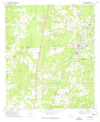 Wesson 1972 topographic map preview