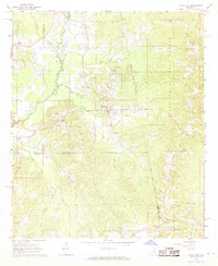 White Oak 1968 topographic map thumbnail