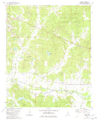 Yocona 1980 topographic map thumbnail
