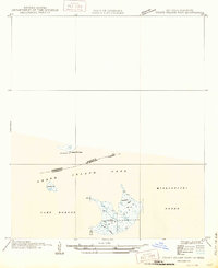 Grand Island Pass 1935 topographic map thumbnail