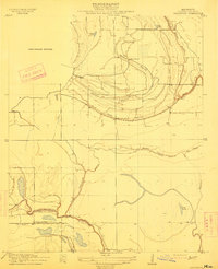 Hollywood 1913 topographic map thumbnail