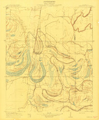 Jonestown 1910 topographic map thumbnail