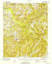 Ashland 1950 topographic map thumbnail