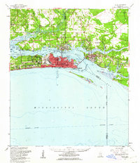 Biloxi 1954 topographic map thumbnail