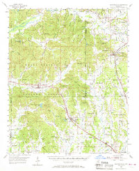 Blue Mountain 1955 topographic map preview