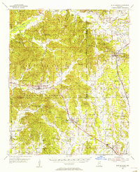 Blue Mountain 1955 topographic map preview