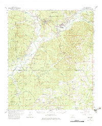 Bude 1962 topographic map thumbnail