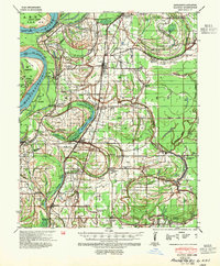 Clayton 1939 topographic map thumbnail