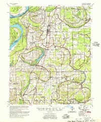 Clayton topographic map thumbnail