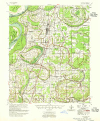 Clayton 1955 topographic map thumbnail