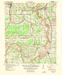 Cleveland 1940 topographic map thumbnail