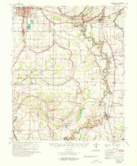 Cleveland 1968 topographic map thumbnail