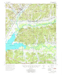 Coffeeville 1955 topographic map thumbnail