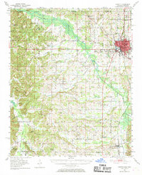 Corinth 1950 topographic map thumbnail