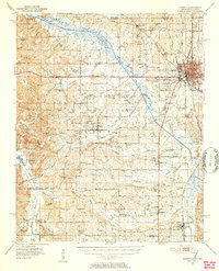 Corinth 1950 topographic map thumbnail