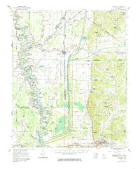 Crowder 1962 topographic map thumbnail