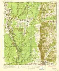Crowder 1935 topographic map thumbnail