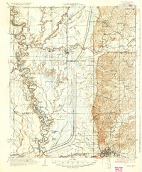Crowder 1935 topographic map thumbnail