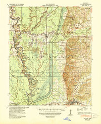Crowder 1939 topographic map thumbnail