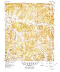 Duck Hill 1954 topographic map thumbnail