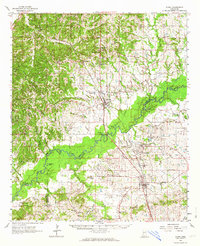 Flora 1962 topographic map thumbnail