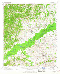 Flora 1962 topographic map thumbnail