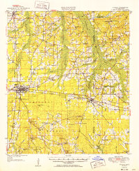 Forest 1952 topographic map thumbnail