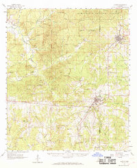Gloster 1961 topographic map preview