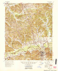 Grenada 1954 topographic map thumbnail