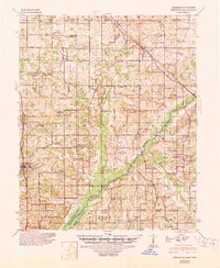 Hernando 1944 topographic map thumbnail