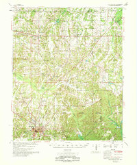 Holly Springs 1969 topographic map thumbnail
