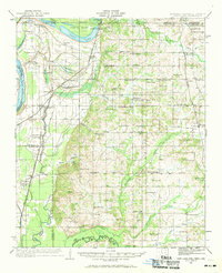 Horn Lake 1932 topographic map thumbnail