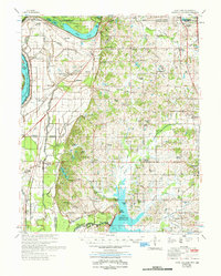 Horn Lake 1961 topographic map thumbnail