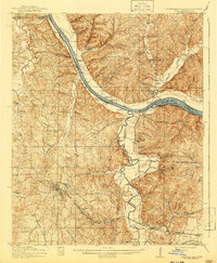 Iuka 1914 topographic map thumbnail