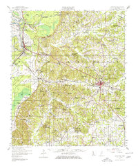 Lexington 1957 topographic map thumbnail