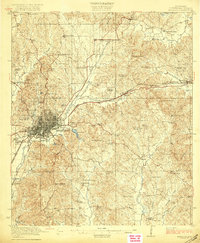 Meridian 1923 topographic map thumbnail