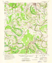 Mossy Lake 1961 topographic map thumbnail