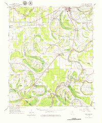 Mossy Lake 1961 topographic map thumbnail