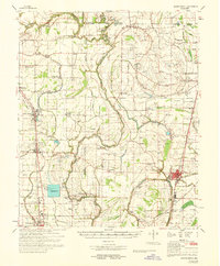 Mound Bayou 1968 topographic map thumbnail