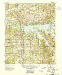 Oakland 1954 topographic map thumbnail