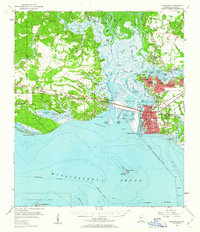 Pascagoula 1955 topographic map thumbnail