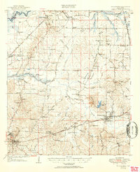 Pelahatchie 1952 topographic map thumbnail