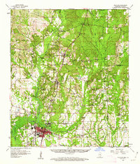 Picayune 1958 topographic map thumbnail