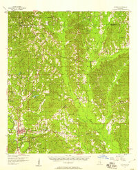 Quitman 1957 topographic map preview