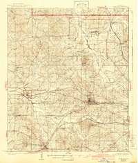 Raymond 1942 topographic map thumbnail
